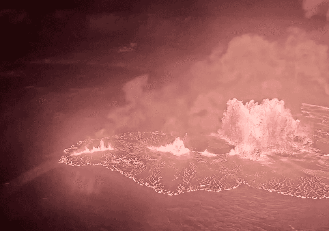 הר הגעש מהגדולים בהוואי מתפרץ: המכון הגיאולוגי באזהרה חמורה