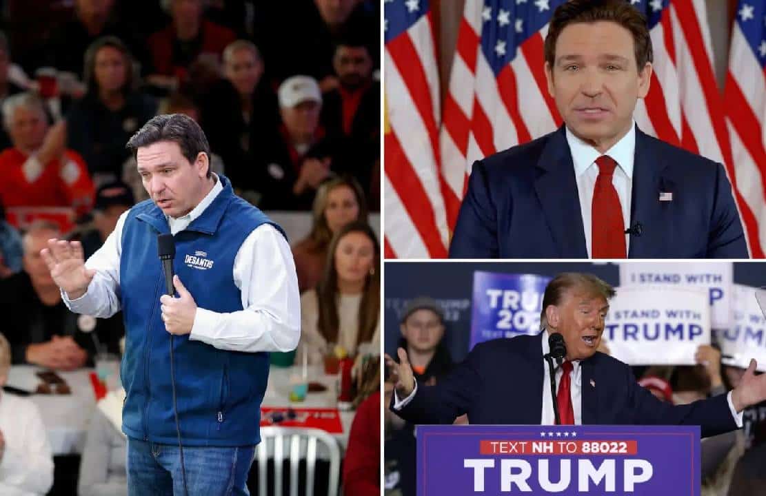 דה-סנטיס בהודעה דרמטית: "פורש מהמירוץ לנשיאות, תומך בטראמפ"