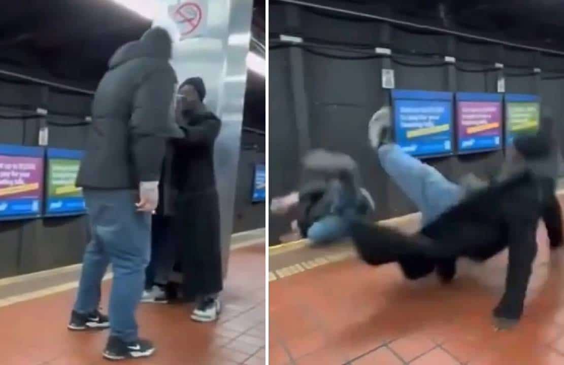 ‏נדחף אל פסי הרכבת במהלך קטטה - שניות לאחר כן מצא את מותו