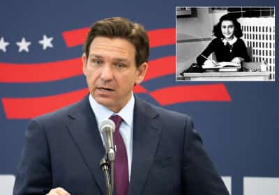 מושל פלורידה מגיב לסערה סביב הסרת הספר 'יומנה של אנה פרנק' 