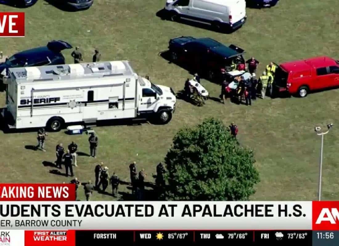 בירי בבית ספר בג'ורג'יה נרצחו לפחות 4 ונפצעו עשרות