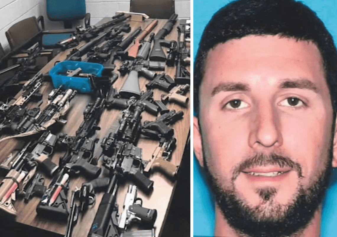 מצבור נשק חריג בגודלו ומטעני חבלה אותרו בביתו של תושב ניו ג'רזי 