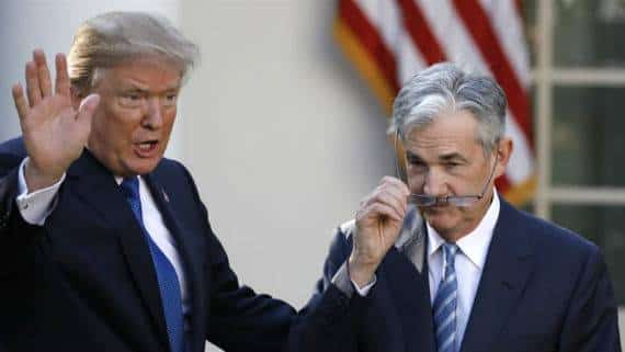 טראמפ (שוב) נגד הפדרל ריזרב: "אני חושב שהם השתגעו שם, או.קיי?"