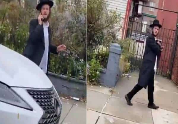 סרטון מזעזע בלב ניו יורק המראה שנאת-ישראל בחסות הקורונה: "תשים את המסכה המ%ויינת שלך מיד! קדימה! מהר! תמהר!"