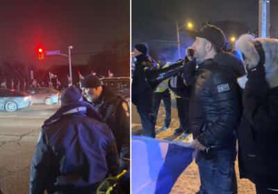 גיא הוכמן נחקר במשך שעות בקנדה בעקבות תלונה פלילית נגדו וכמעט הותקף על ידי מפגינים פרו-פלסטינים