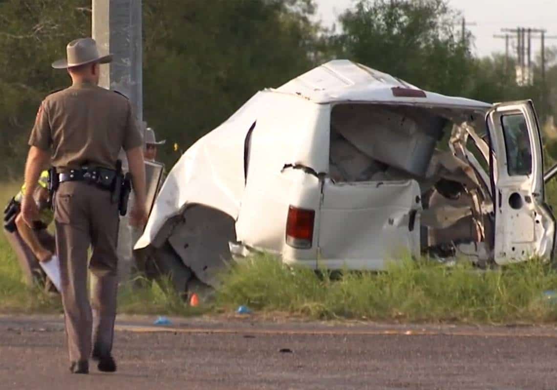 תקרית קטלנית בגבול ארה"ב-מקסיקו: לפחות 10 מסתננים נהרגו בתאונת דרכים