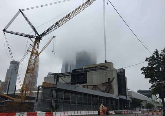 ניו יורק: תאונת עבודה שיבשה את התנועה ב"מידטאון"