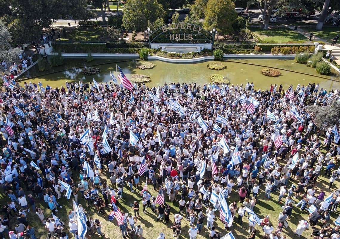 "העברנו מסר ברור: אנחנו חזקים ולא מפחדים" - הקהילה הישראלית בלוס אנג'לס מגיבה לגל האנטישמיות בארה"ב