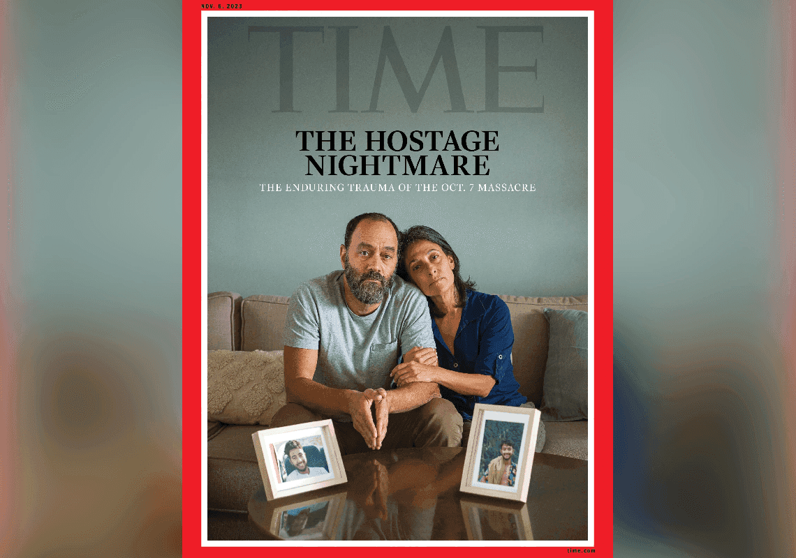 מגזין 'טיים' יקדיש את השער שלו למשפחות החטופים 