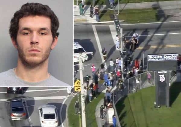 פאניקה בתיכון בדרום פלורידה: אופנוען חמוש גרם לתלמידים להסתגר בבית הספר