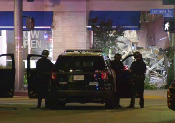 התנגש בבנק, התבצר ברכב ואיים להתאבד: מרדף לילי יוצא דופן בוואלי לוס אנג'לס