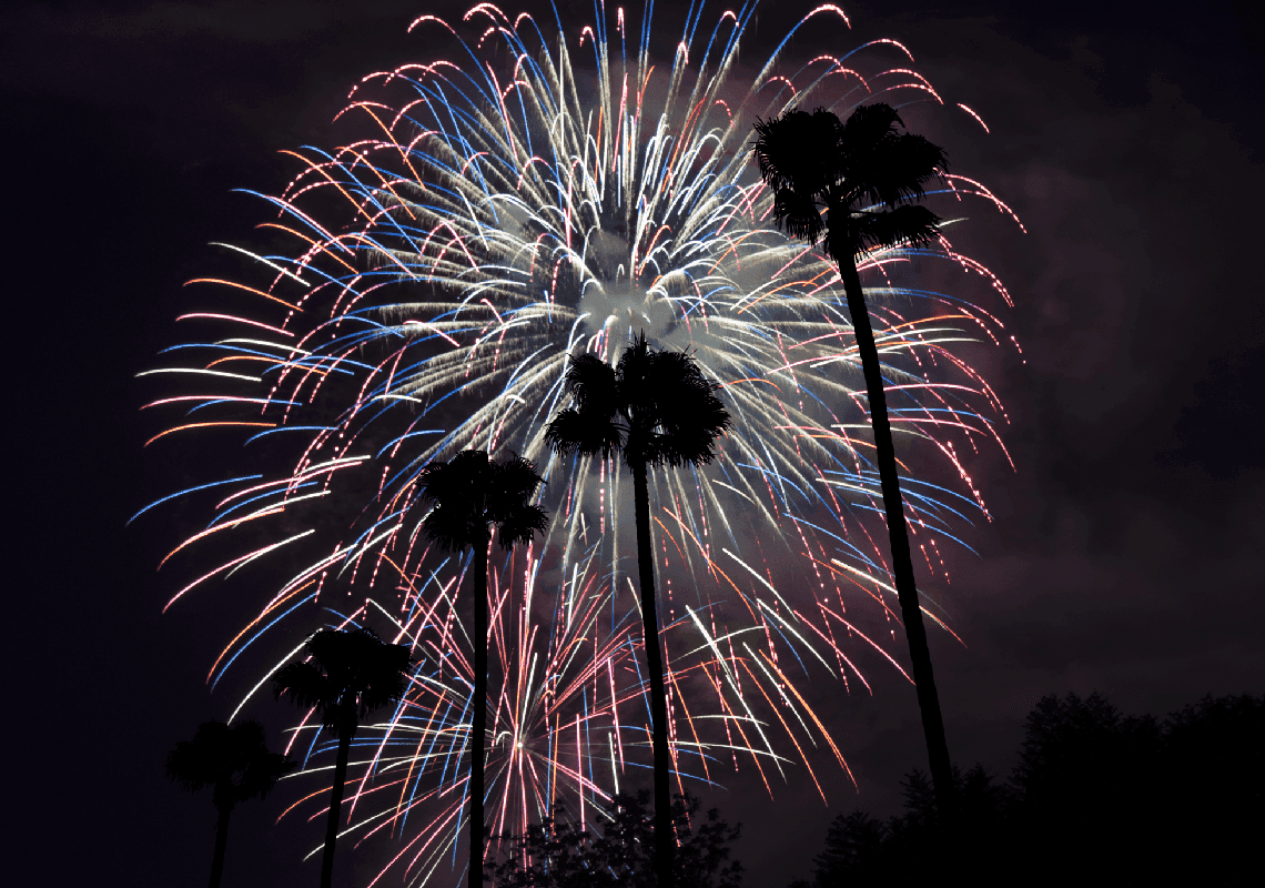 אכזבה בקליפורניה: מופעי זיקוקים רבים בוטלו בדרום המדינה