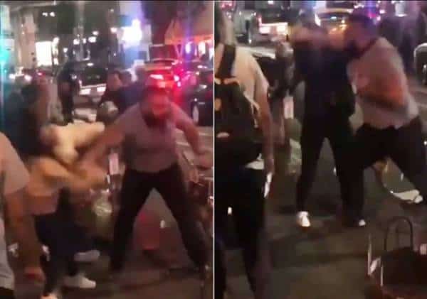 מצוד בלוס אנג׳לס אחר חשוד בתקיפת שתי נשים בדוכן נקניקיות