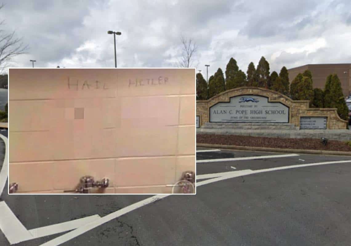 הלם במשרד החינוך בלב ארה"ב: כתובות נאצה וצלבי קרס התגלו בבית ספר