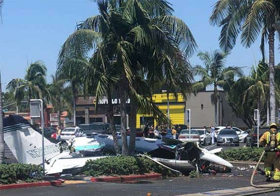 דרום קליפורניה: 5 הרוגים בהתרסקות מטוס קל בסנטה אנה