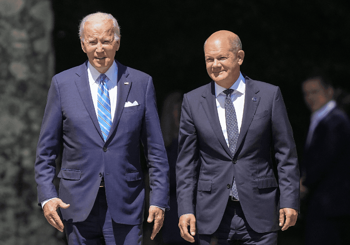 ה'וול סטריט ג'ורנל' מדווח: ביידן היה אמור להיפגש עם קנצלר גרמניה – אבל החליט ללכת לישון 