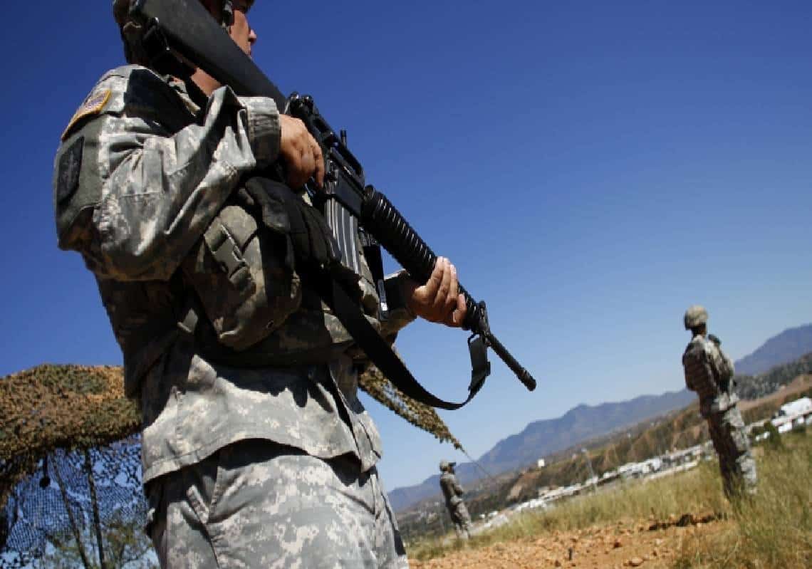 צפו: הקרטל המקסיקני פתח באש לעבר אנשי המשמר הלאומי בגבול הדרומי