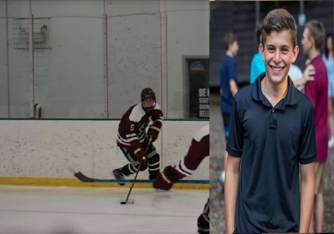 טרגדיה על משטח הקרח: האבא ישב ביציע וחזה ברגעיו האחרונים של בנו לאחר תאונת ספורט נדירה וטראגית