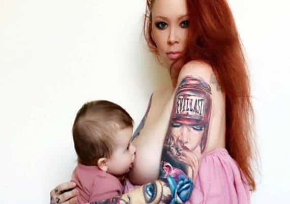 ג'נה ג'יימיסון בעד הנקה חופשית בציבור