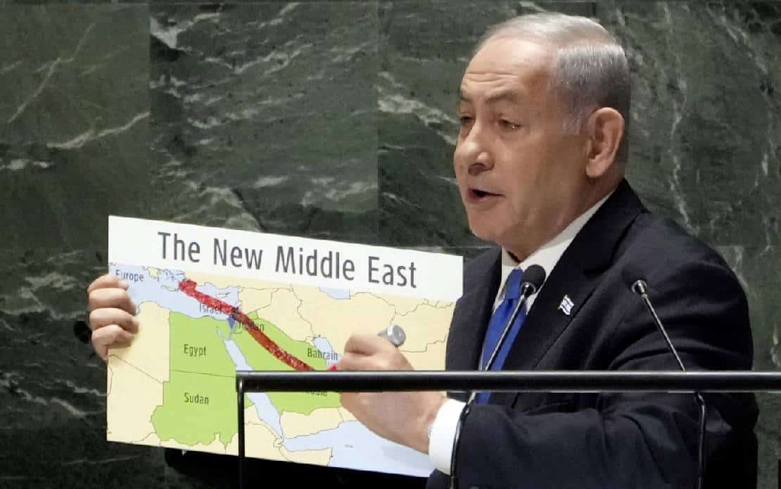 "מזרח תיכון חדש": ‏נתניהו בנאומו לאו"ם - "ישראל נמצאת "על ספו" של הסכם היסטורי עם סעודיה"