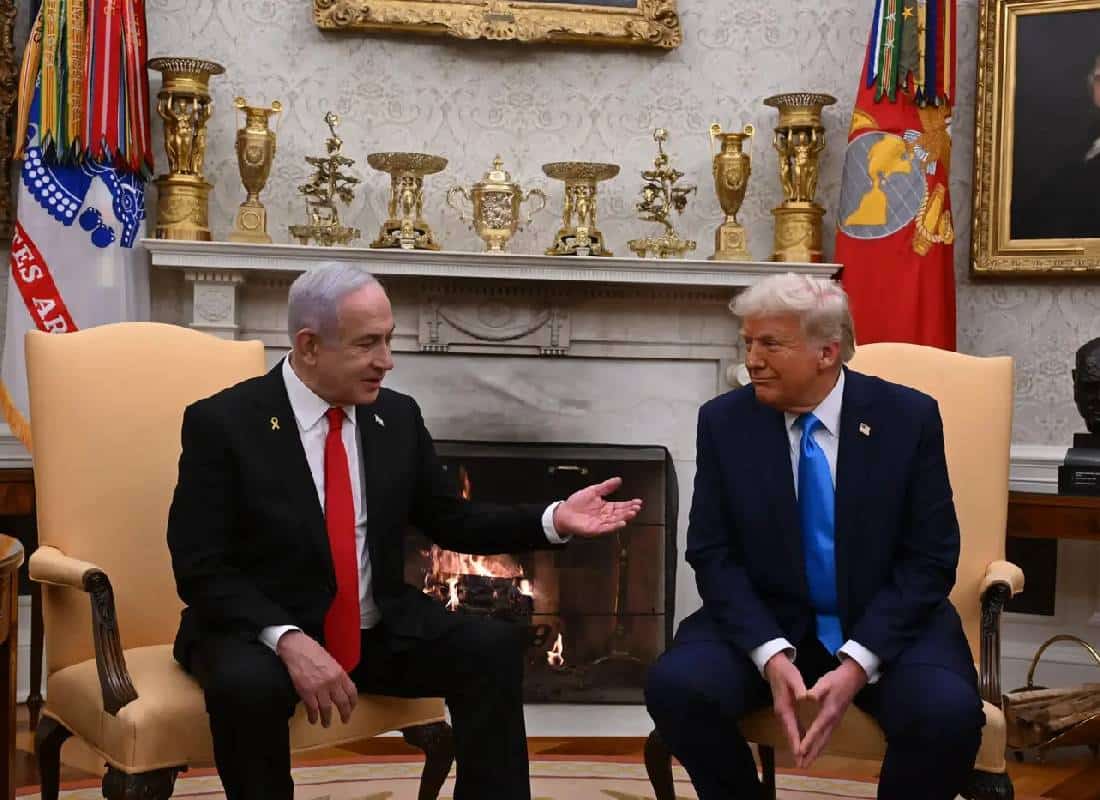 על רקע הפגישה עם נתניהו: טראמפ מציע "פתרון חדש" למשבר בעזה -  "הפלסטינים ישמחו לעזוב לשטח יפה ובטוח"