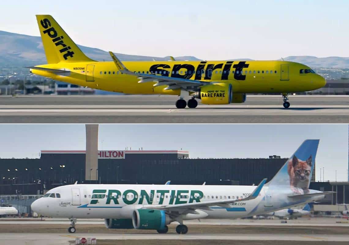 עסקת ענק בענף התעופה בארה"ב: פרונטיר רוכשת את ספיריט