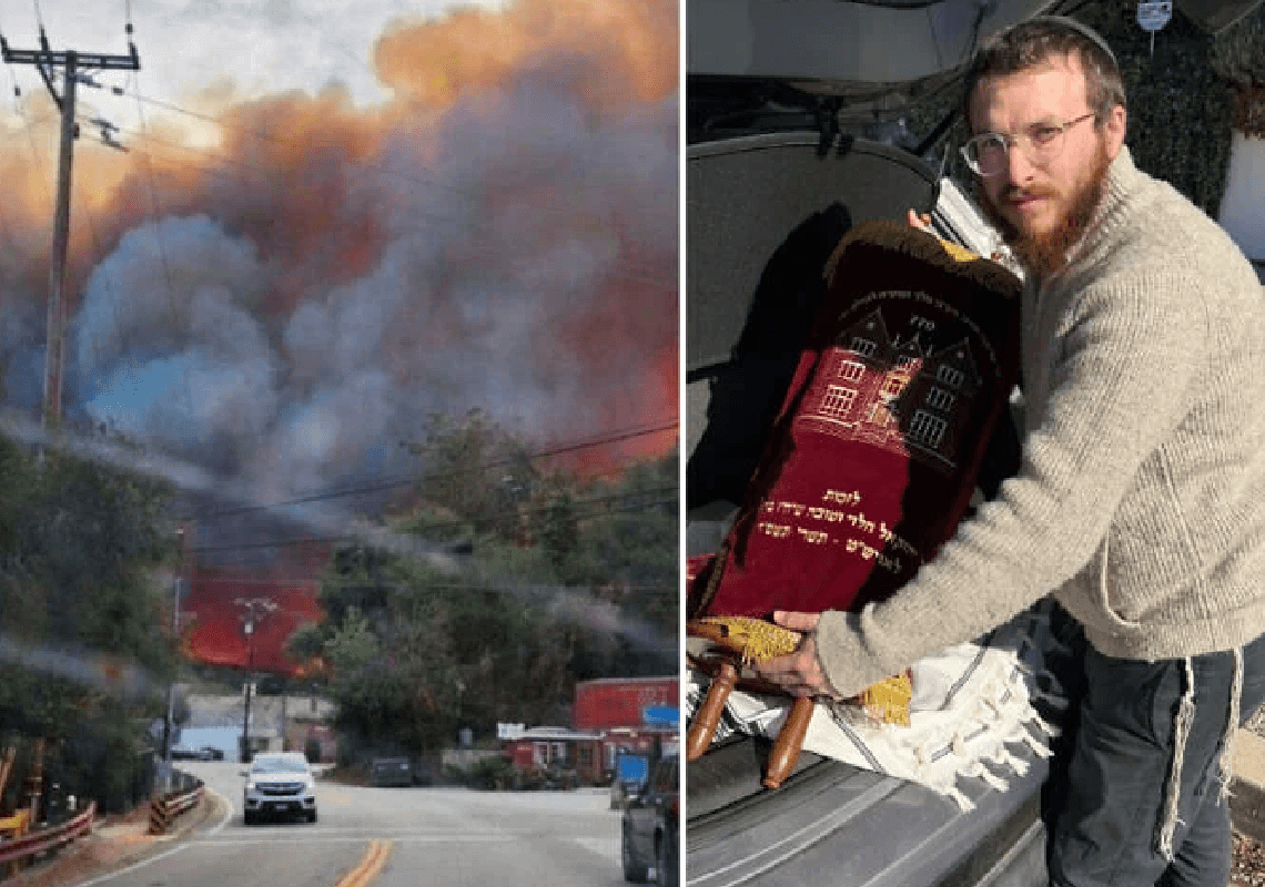 הצלת ספרי תורה מפני הלהבות: סיפורה של קהילת חב"ד בטופנגה