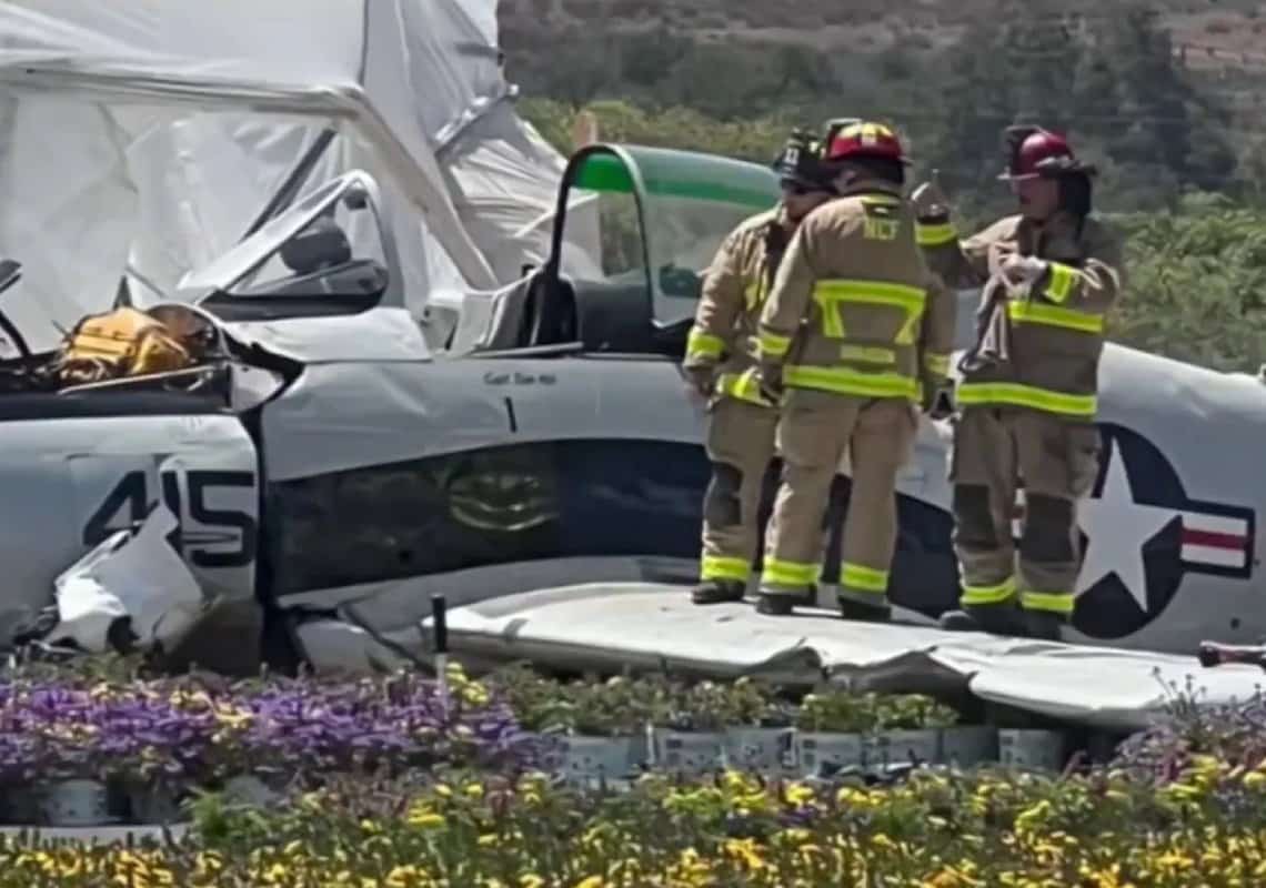 הרוג ופצוע קשה בהתרסקות מטוס קל בדרום קליפורניה