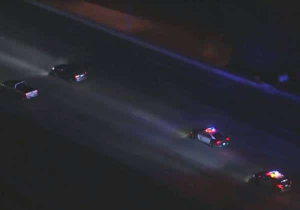 לוס אנג'לס: מרדף משטרתי התנהל ברחובות ה"וואלי"