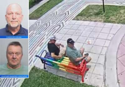 מיאמי ביץ': תיירים גרמנים נעצרו אחרי שריססו צלב קרס וכתבו 'אדולף היה כאן'