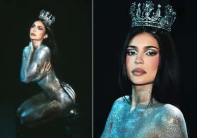 בלי בגדים ועם הרבה נצנצים: קיילי ג'נר שוב שוברת את הרשת