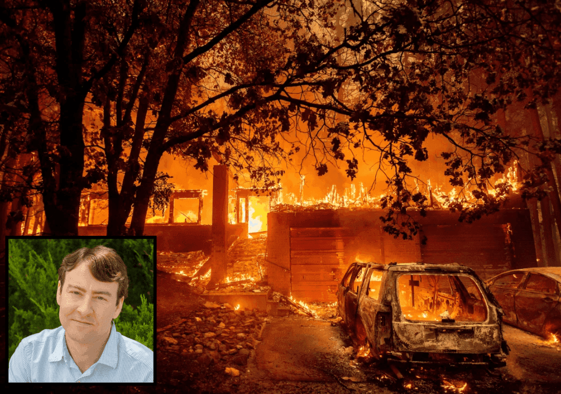 הפרופסור למשפט פלילי שגרם לאחת השריפות הגדולות בהיסטוריה של קליפורניה