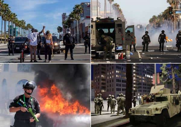 עוצר לילי נוסף בלוס אנג'לס, המשטרה נערכת לעימותים במספר מוקדים