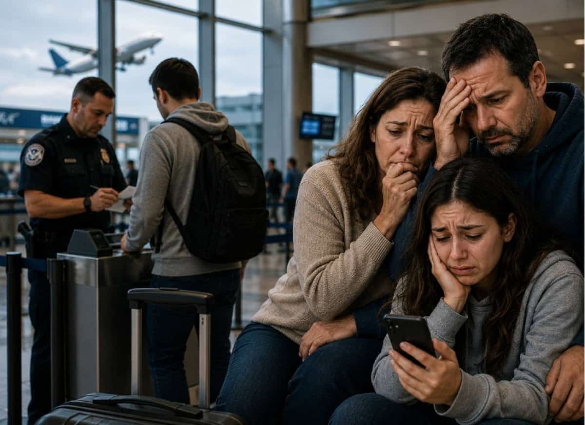 לוס אנג'לס: בעל ויזה אמריקאית תקפה נעצר בנמל התעופה — ומשפחתו לא יכולה לאתר אותו