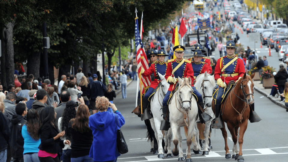 בוסטון: יום קולומבוס - התהלוכה