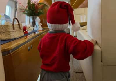 ג'סטין ביבר והסנטה הקטן שלו: תמונות חדשות של ג'ק בלוז