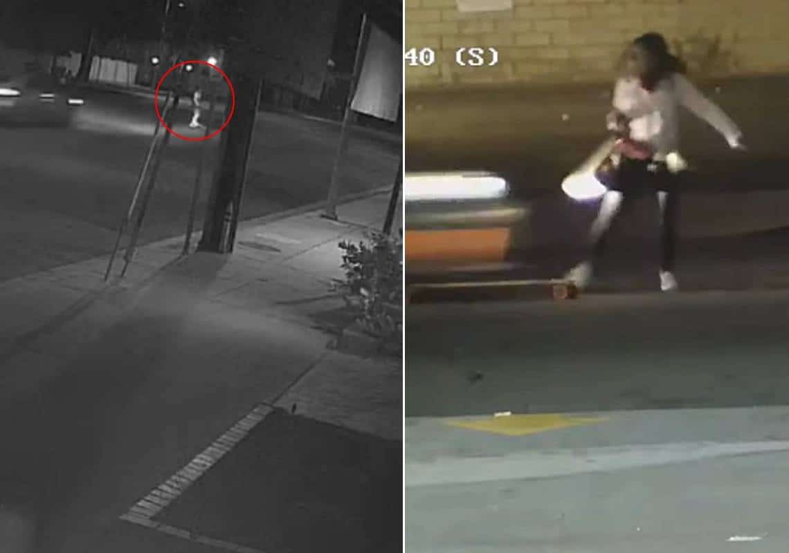 תיעוד קשה מוואלי לוס אנג'לס: רוכבת סקייטבורד נדרסה למוות בטרזנה