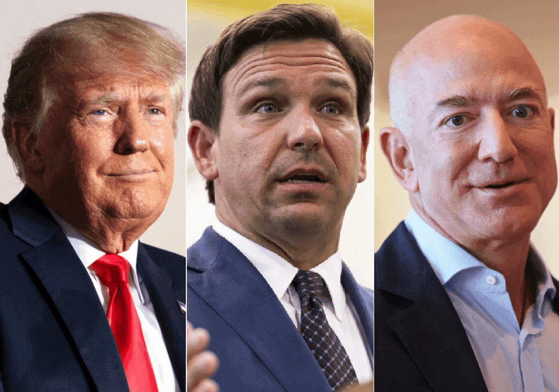 טראמפ, דה-סנטיס ובזוס מגיבים לרכישת טוויטר על ידי אילון מאסק