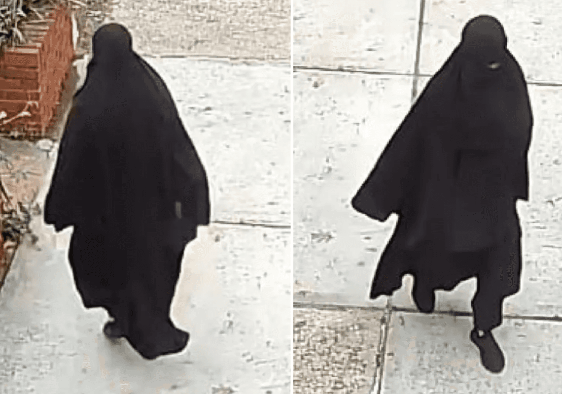 הסוואה מושלמת: NYPD מחפשת אחר פורץ לבוש בבורקה 