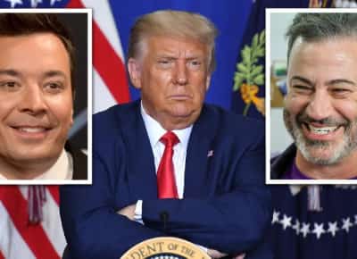 חסרי כישרון מוחלט: טראמפ חוגג את ביטול התוכנית של קולבר וחוזה את סופם של קימל ופאלון