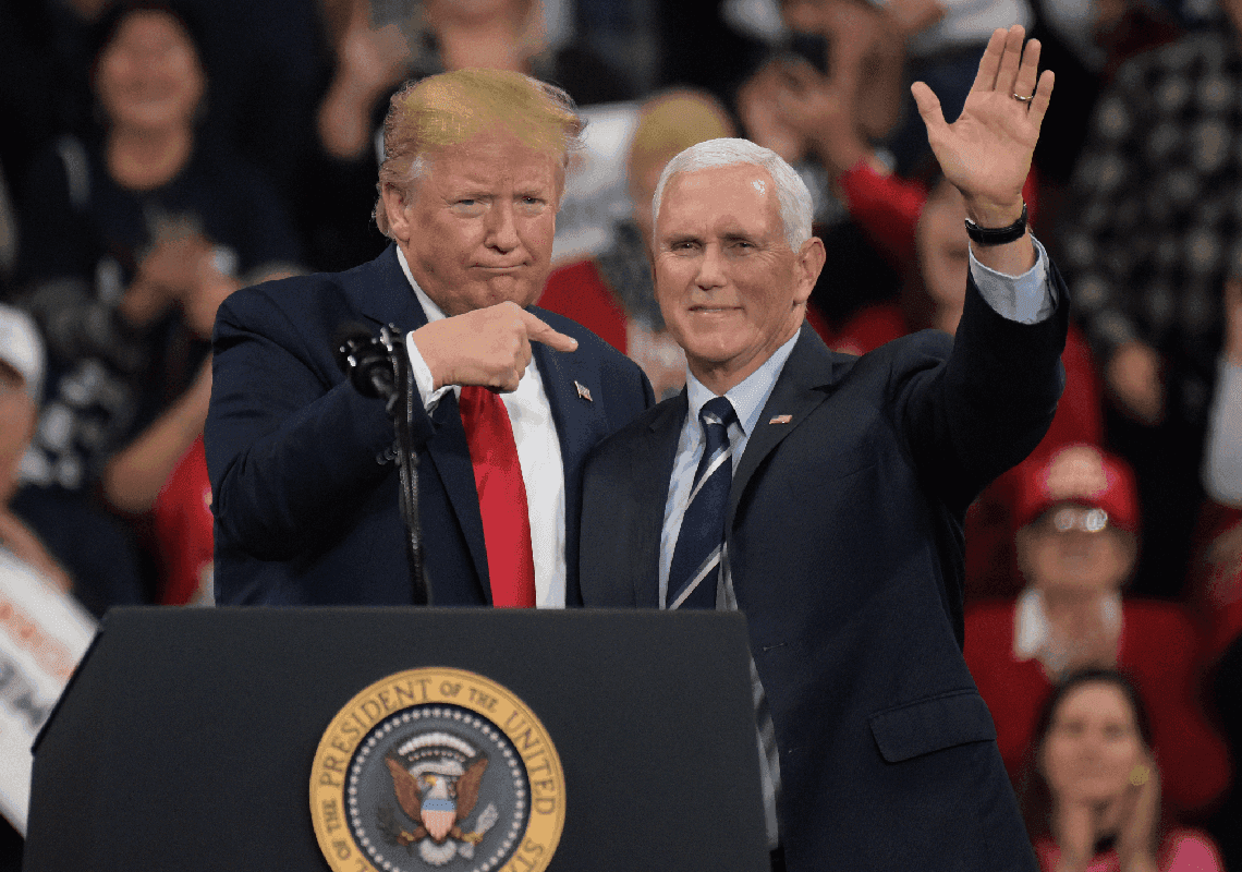 ברוך הבא למירוץ: סגנו של טראמפ מתמודד לנשיאות 