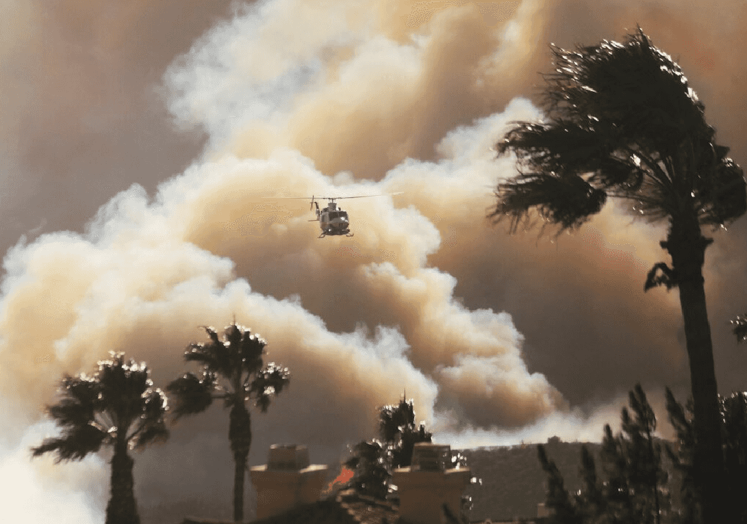 הסכנה טרם חלפה: רוחות חזקות בדרך ללוס אנג'לס
