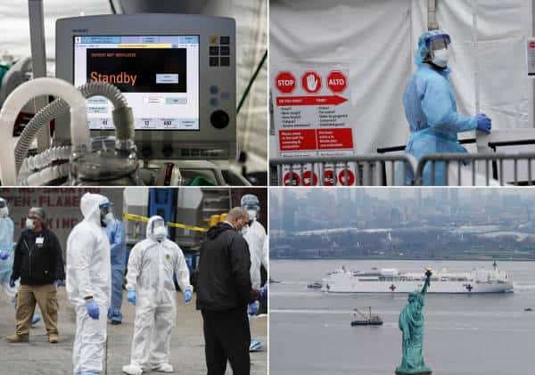 ניו יורק: כ-560 מתו מקורונה ביממה האחרונה, המושל הורה להחרים מכונות הנשמה מחברות פרטיות