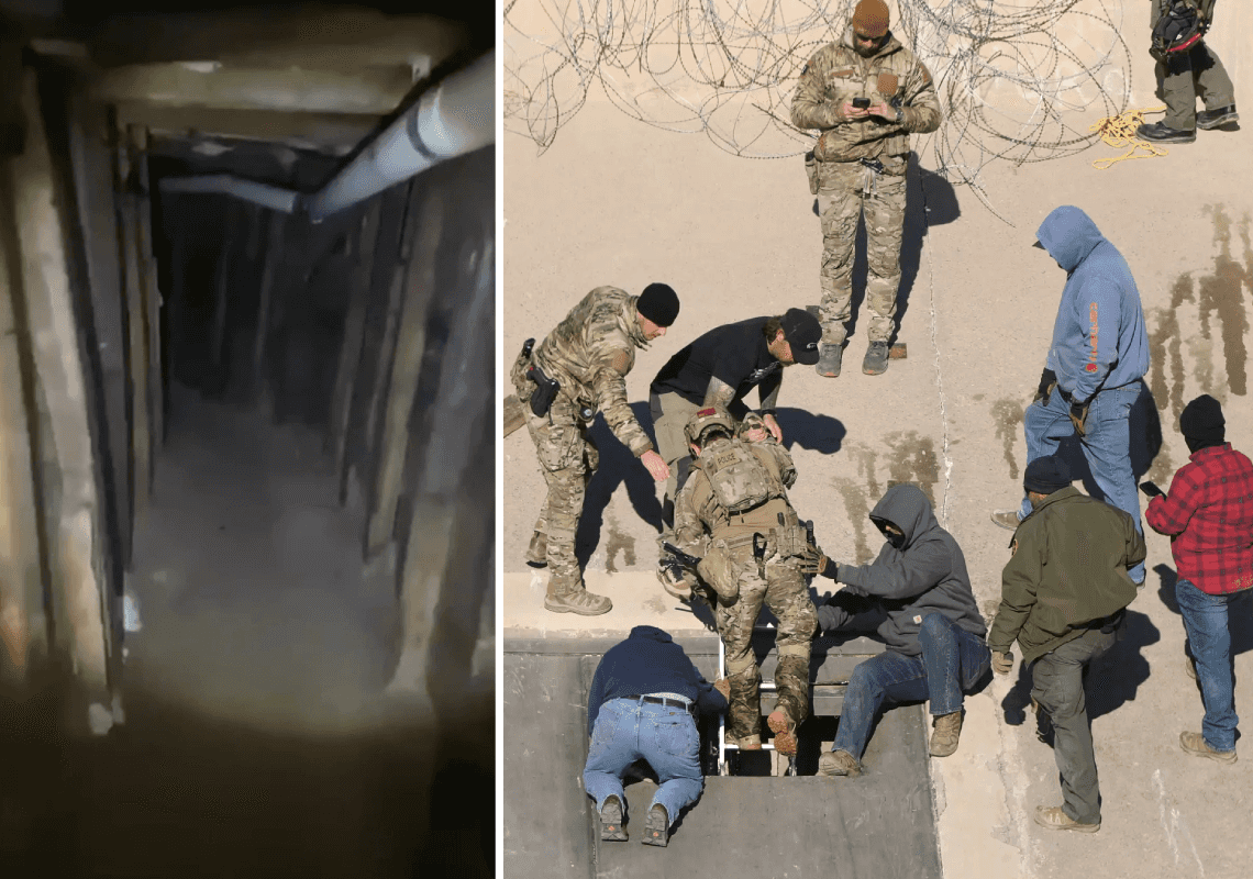 "מנהרת סמים מתוחכמת" אותרה בגבול טקסס-מקסיקו