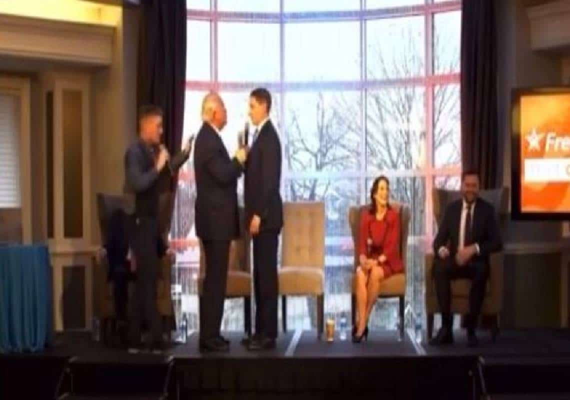 המועמד היהודי לסנאט קפץ מהכיסא ונצמד לפרצוף של יריבו: "אתה תראה מה קורה כ%סית"