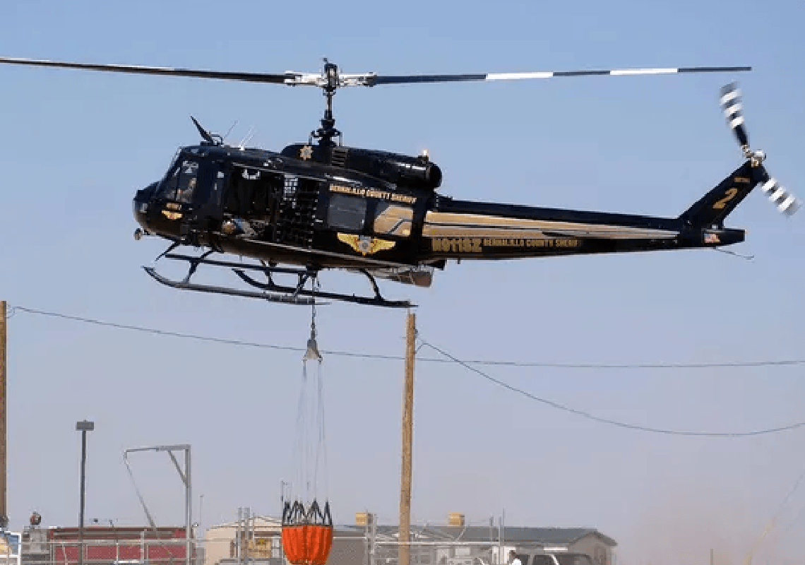 אנשי אכיפת חוק היו בדרכם מטיפול בשריפה –  ונהרגו בהתרסקות מסוק