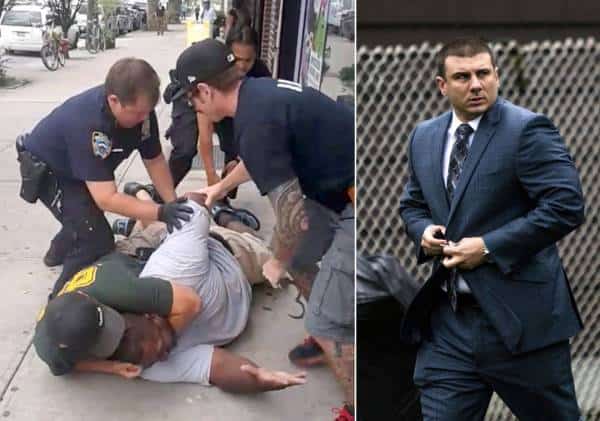 ניו יורק: שוטר לשעבר שחנק למוות עצור אזוק דורש לשוב לתפקידו