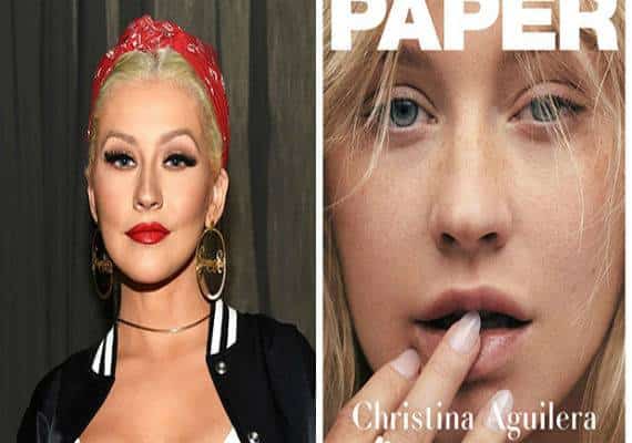 יפיפייה: הזמרת כריסטינה אגילרה הצטלמה למגזין האופנה Paper ללא איפור והיא נראית מדהים