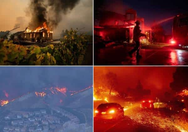 השריפות בלוס אנג'לס: 40 אלף מפונים, הלימודים בוטלו ברחבי הוואלי