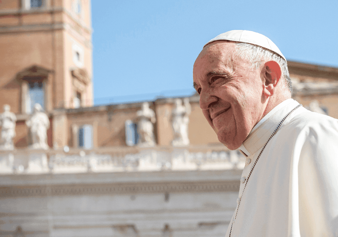 האפיפיור: האלימות בין הישראלים לפלסטינים הורגת את העתיד